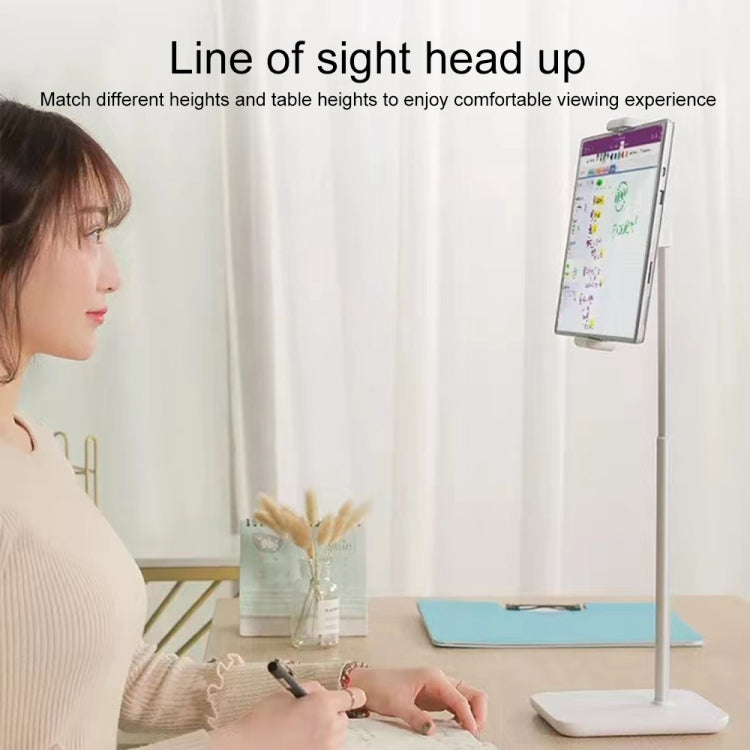 Desktop Liftable Anti-Skid Mobile Phone and Tablet Holder (White) - Desktop Holder by PMC TechLife | Online Shopping South Africa | PMC TechLife