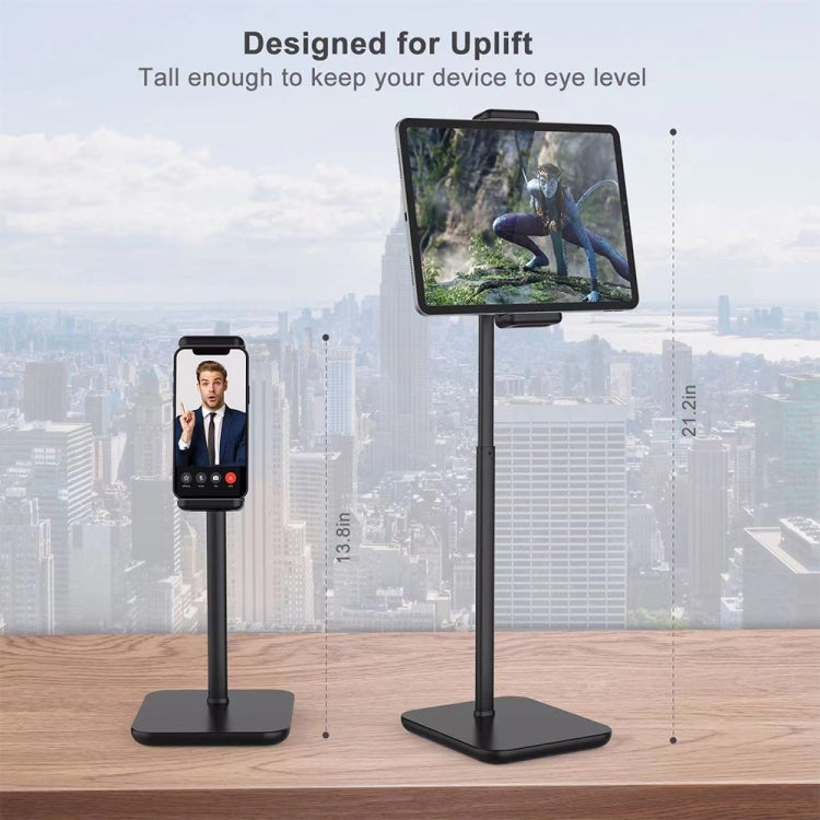 Desktop Liftable Anti-Skid Mobile Phone and Tablet Holder (White) - Desktop Holder by PMC TechLife | Online Shopping South Africa | PMC TechLife