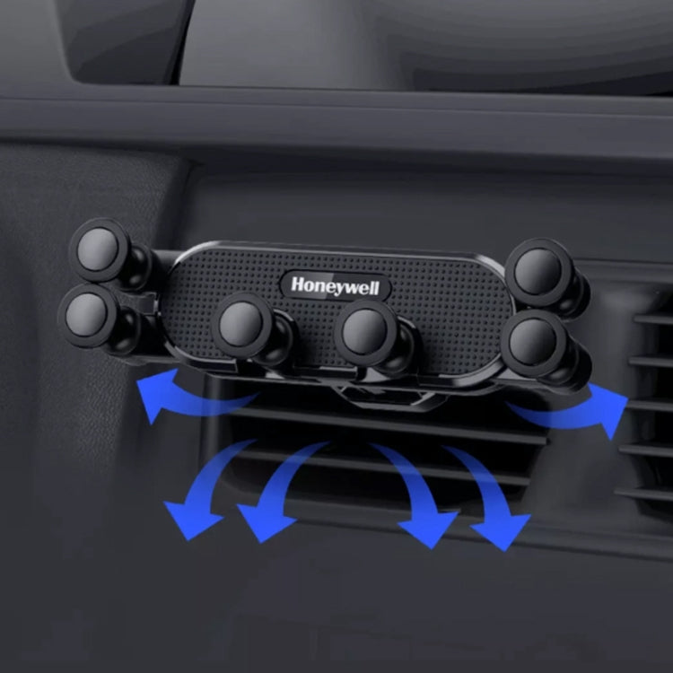Original Xiaomi Youpin HZX21 Honeywell Air Outlet Gravity Car Mobile Phone Holder (Black) - Universal Car Holders by Xiaomi | Online Shopping South Africa | PMC TechLife | Buy Now Pay Later Mobicred