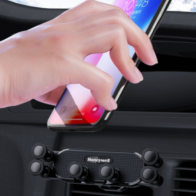 Original Xiaomi Youpin HZX21 Honeywell Air Outlet Gravity Car Mobile Phone Holder (Black) - Universal Car Holders by Xiaomi | Online Shopping South Africa | PMC TechLife | Buy Now Pay Later Mobicred
