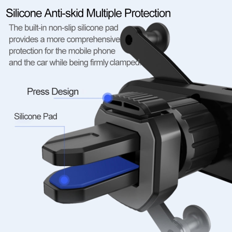 Original Xiaomi Youpin HZX21 Honeywell Air Outlet Gravity Car Mobile Phone Holder (Black) - Universal Car Holders by Xiaomi | Online Shopping South Africa | PMC TechLife | Buy Now Pay Later Mobicred