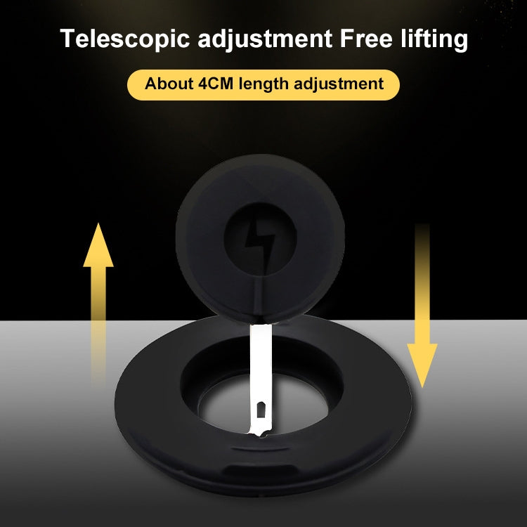 2 in 1 Silicone Desktop Wireless Charger Telescopic Stand For iPhone / Watch Wireless Charger (Pink) - free shipping - PMC TechLife - Order now!