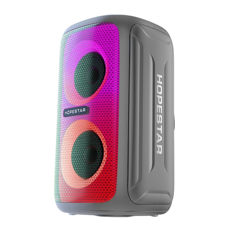 HOPESTAR Party 110 Mini Colorful Lights Wireless Bluetooth Speaker (Grey) - free shipping - PMC TechLife - Order now!
