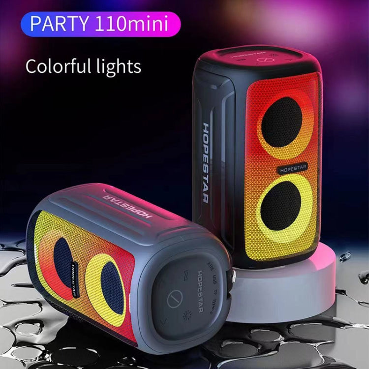 HOPESTAR Party 110 Mini Colorful Lights Wireless Bluetooth Speaker (Blue) - free shipping - PMC TechLife - Order now!