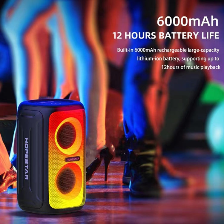 HOPESTAR Party 110 Mini Colorful Lights Wireless Bluetooth Speaker (Black) - free shipping - PMC TechLife - Order now!
