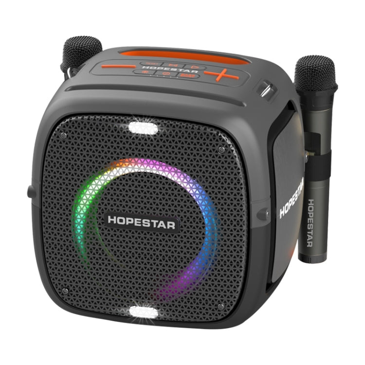 HOPESTAR Party One RGB Lighting Wireless Bluetooth Speaker (Grey) - free shipping - PMC TechLife - Order now!