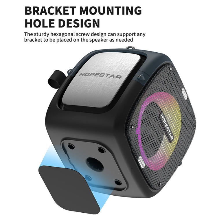 HOPESTAR Party One RGB Lighting Wireless Bluetooth Speaker (Black) - free shipping - PMC TechLife - Order now!