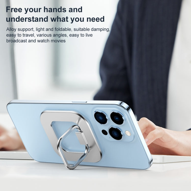 Magsafe Magnetic Mobile Phone Ring Holder (Silver) - Ring Holder by PMC TechLife | Online Shopping South Africa | PMC TechLife