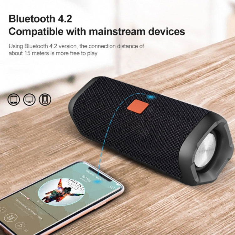EBS-605 Outdoor Portable Fabric Waterproof Wireless Bluetooth Subwoofer Speaker(Red) - Waterproof Speaker by PMC TechLife | Online Shopping South Africa | PMC TechLife