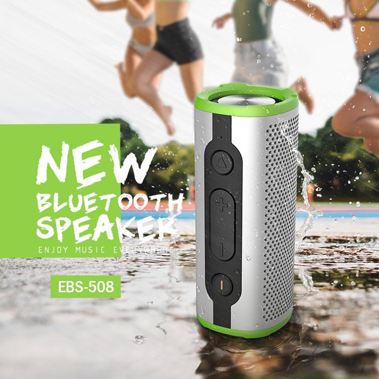 EBS-508 Portable Waterproof Outdoor Subwoofer Wireless Bluetooth Speaker (Green) - Waterproof Speaker by PMC TechLife | Online Shopping South Africa | PMC TechLife
