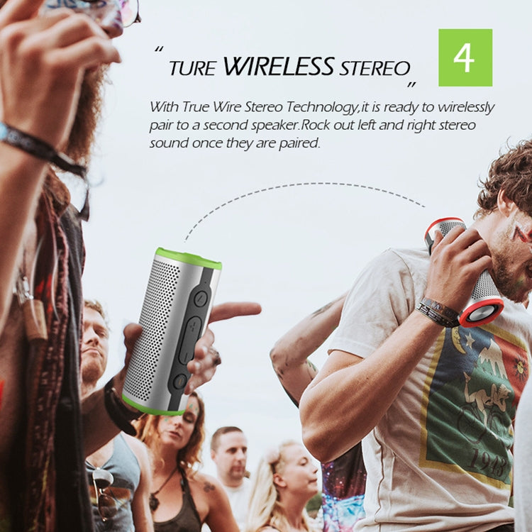 EBS-508 Portable Waterproof Outdoor Subwoofer Wireless Bluetooth Speaker (Green) - Waterproof Speaker by PMC TechLife | Online Shopping South Africa | PMC TechLife