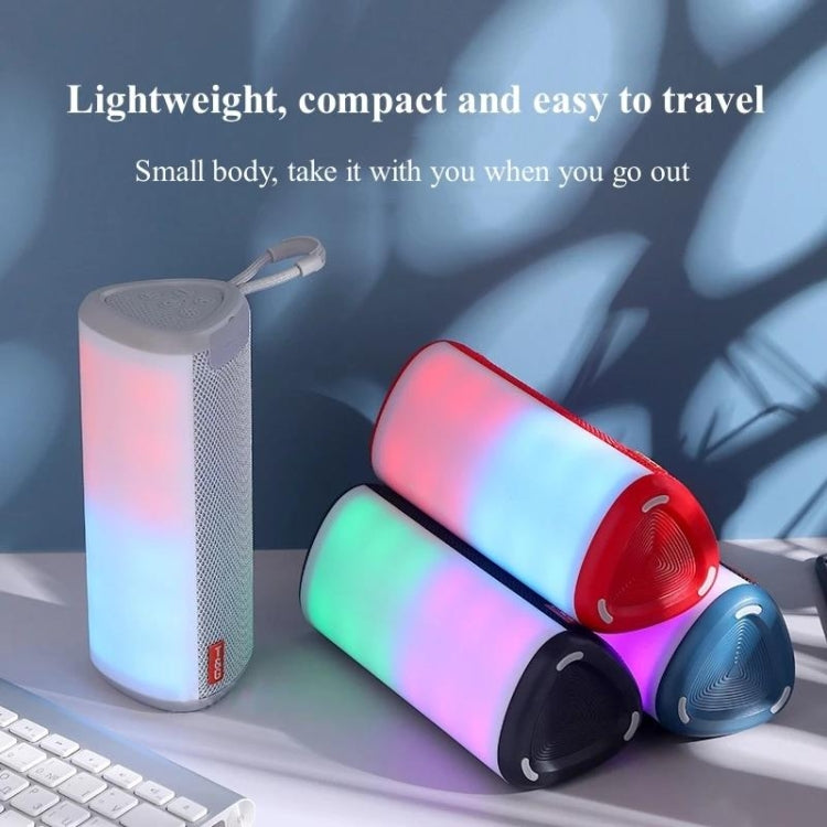 T&G TG357 Portable Wireless Bluetooth Speaker Outdoor Subwoofer with RGB Colorful Light & TWS(Black) - Desktop Speaker by T&G | Online Shopping South Africa | PMC TechLife | Buy Now Pay Later Mobicred