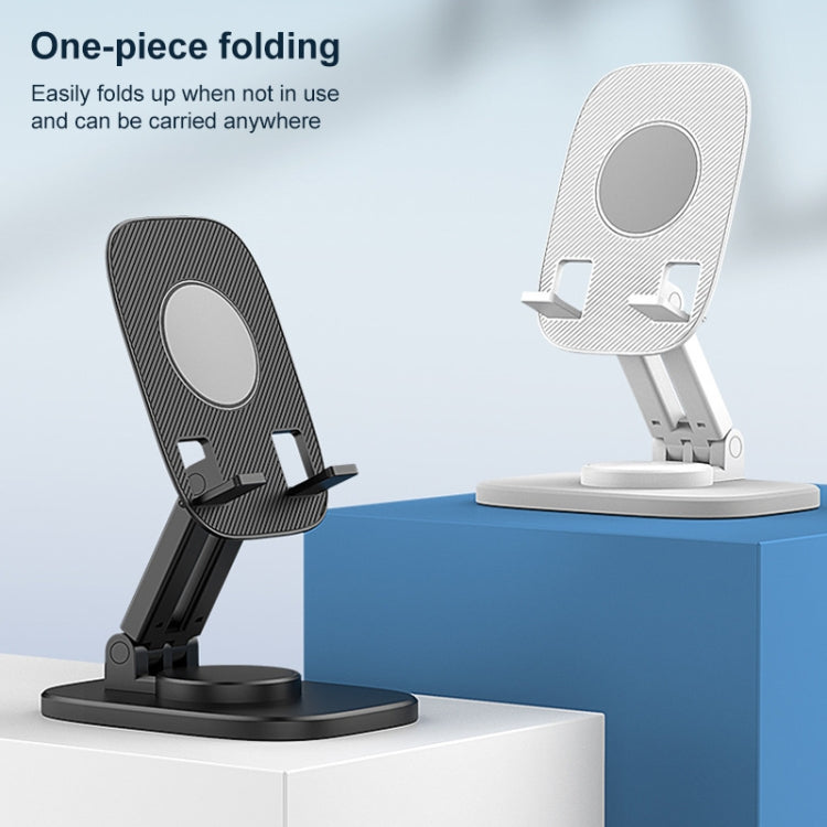 FD5 B028 Foldable Rotating Desktop Phone Tablet Holder (Black) - Desktop Holder by PMC TechLife | Online Shopping South Africa | PMC TechLife