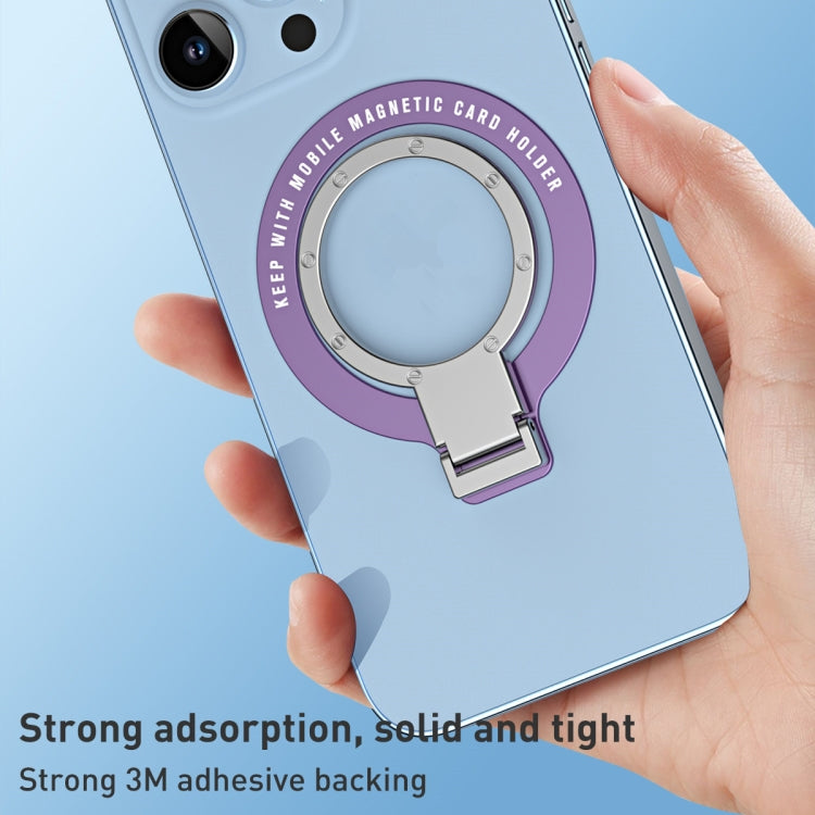 Ultra-thin Metal Phone Holder (Black) - Ring Holder by PMC TechLife | Online Shopping South Africa | PMC TechLife