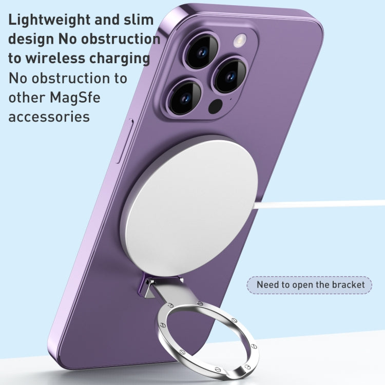 Ultra-thin Metal Phone Holder (Purple) - Ring Holder by PMC TechLife | Online Shopping South Africa | PMC TechLife