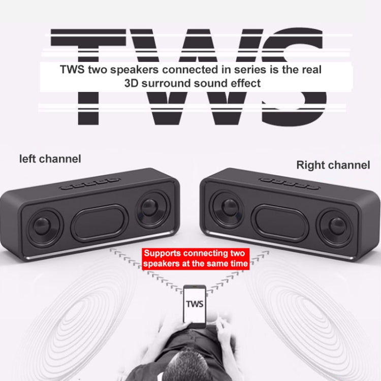 SC211 Pro Outdoor Multi-function Card Wireless Bluetooth Speaker Upgraded Version(Black) - Desktop Speaker by PMC TechLife | Online Shopping South Africa | PMC TechLife