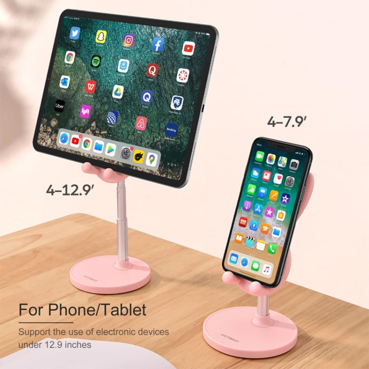 03247 Rabbit Retractable Phone Lazy Bracket Foldable Desktop Holder(Green) - Desktop Holder by PMC TechLife | Online Shopping South Africa | PMC TechLife