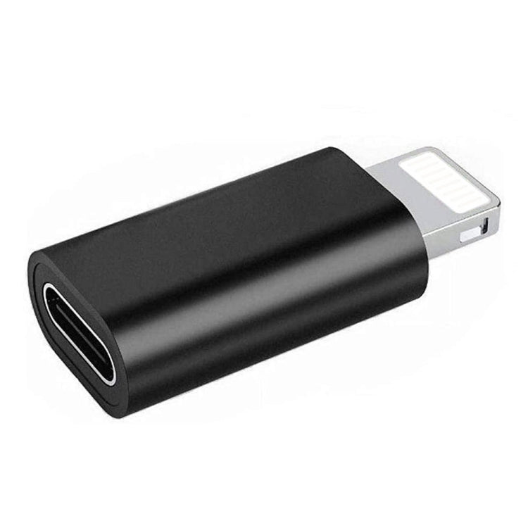 ENKAY Hat-Prince HC-6 Mini ABS USB-C / Type-C 3.1 to 8 Pin Port Connector Adapter(Black) - Converter & Adapter by ENKAY | Online Shopping South Africa | PMC TechLife | Buy Now Pay Later Mobicred
