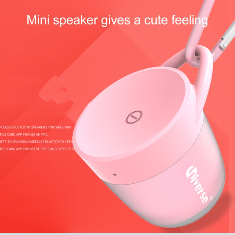 Universe XHH-T502 Portable Loudspeakers Mini Wireless Bluetooth V4.2 Speaker, Support Hands-free / Support TF Music Player(Pink) - Mini Speaker by PMC TechLife | Online Shopping South Africa | PMC TechLife