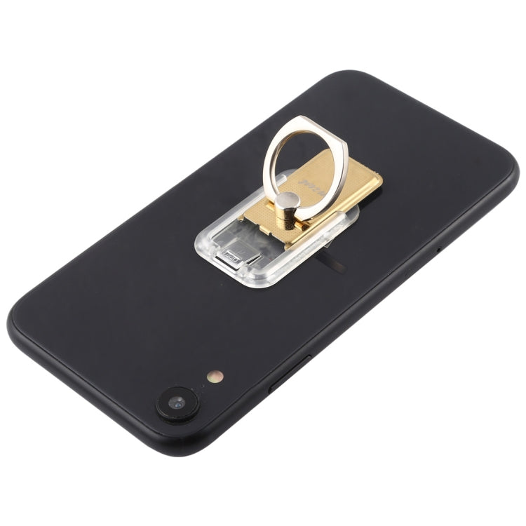 CPS-013 360 Degrees Rotate Freely Removable Magnetic Ring Stand Phone Holder, Support Wireless Charging(Gold) - Ring Holder by PMC TechLife | Online Shopping South Africa | PMC TechLife