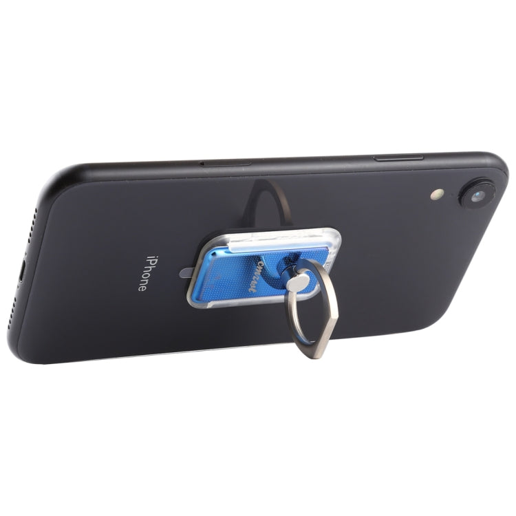 CPS-013 360 Degrees Rotate Freely Removable Magnetic Ring Stand Phone Holder, Support Wireless Charging(Blue) - Ring Holder by PMC TechLife | Online Shopping South Africa | PMC TechLife