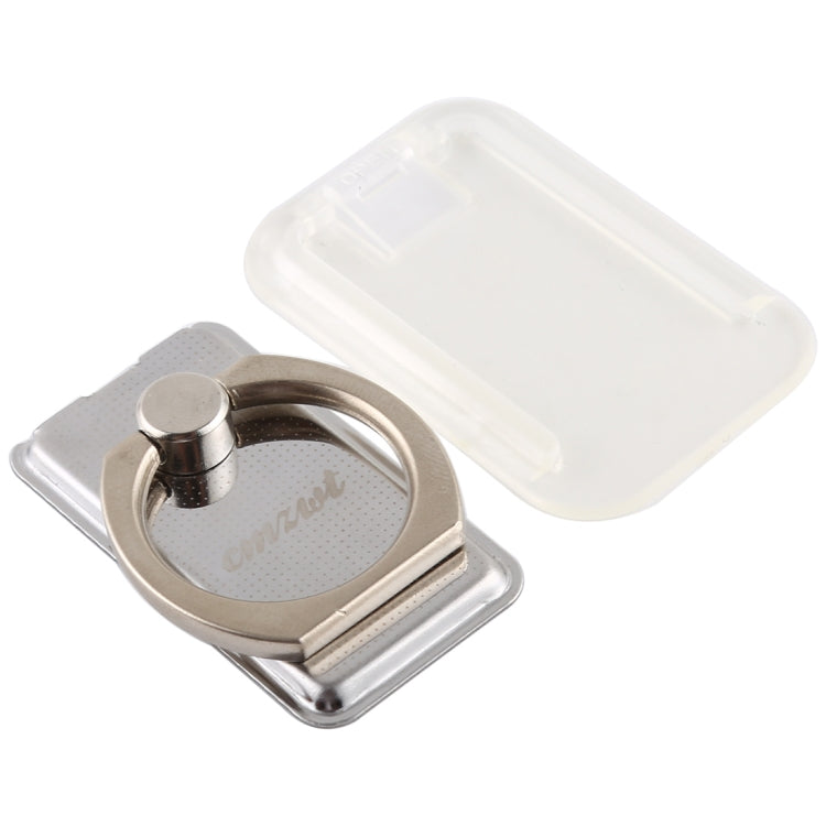 CPS-013 360 Degrees Rotate Freely Removable Magnetic Ring Stand Phone Holder, Support Wireless Charging(Silver) - Ring Holder by PMC TechLife | Online Shopping South Africa | PMC TechLife