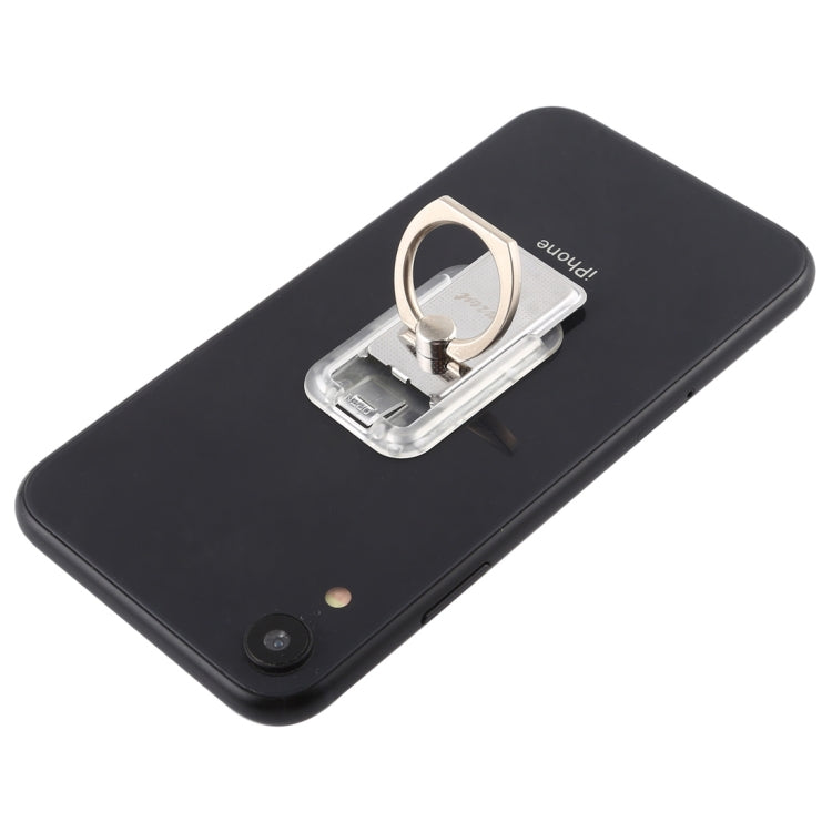 CPS-013 360 Degrees Rotate Freely Removable Magnetic Ring Stand Phone Holder, Support Wireless Charging(Silver) - Ring Holder by PMC TechLife | Online Shopping South Africa | PMC TechLife