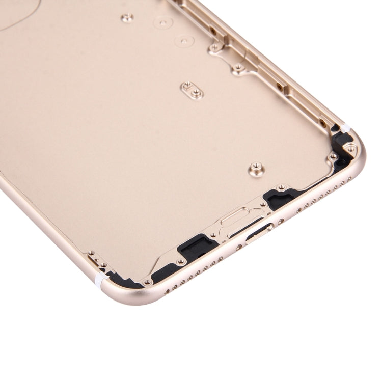 5 in 1 for iPhone 7 Plus (Back Cover + Card Tray + Volume Control Key + Power Button + Mute Switch Vibrator Key) Full Assembly Housing Cover(Gold) - Back Cover by PMC TechLife | Online Shopping South Africa | PMC TechLife