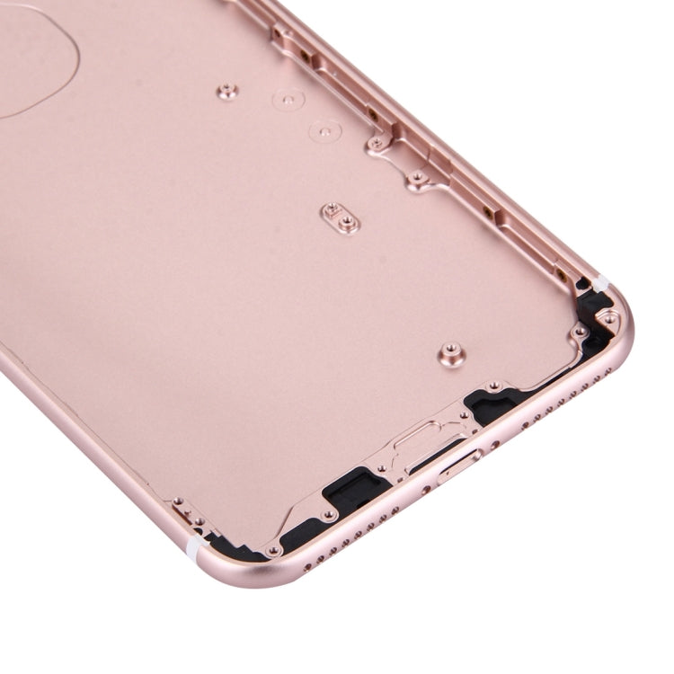 5 in 1 for iPhone 7 Plus (Back Cover + Card Tray + Volume Control Key + Power Button + Mute Switch Vibrator Key) Full Assembly Housing Cover(Rose Gold) - Back Cover by PMC TechLife | Online Shopping South Africa | PMC TechLife