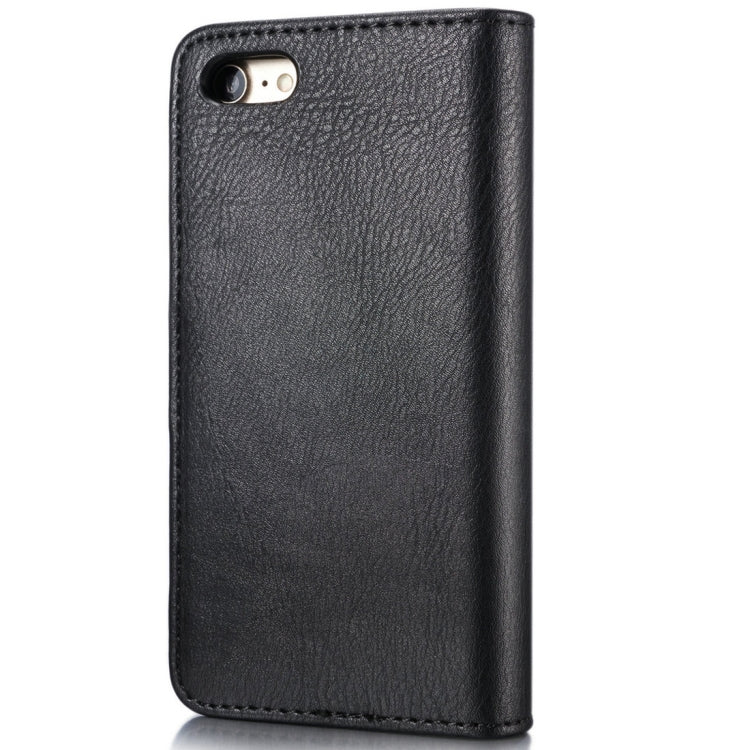 DG.MING For iPhone SE 2020 & 8 & 7  Crazy Horse Texture Horizontal Flip Detachable Magnetic Protective Case with Holder & Card Slots & Wallet(Black) - More iPhone Cases by DG.MING | Online Shopping South Africa | PMC TechLife | Buy Now Pay Later Mobicred
