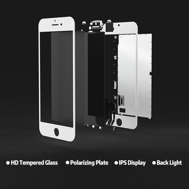 Original LCD Screen for iPhone 8 with Digitizer Full Assembly(White) - free shipping - PMC TechLife - Order now!