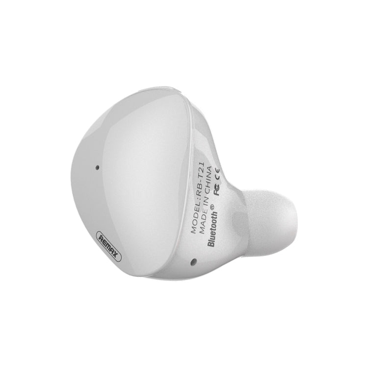 REMAX RB-T21 Mini In-Ear Wireless Bluetooth V4.1 Earphones, For iPad, iPhone, Galaxy, Huawei, Xiaomi, LG, HTC and Other Smart Phones(White) - free shipping - PMC TechLife - Order now!