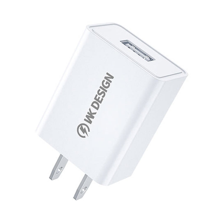 WK WP-U118 10W Single USB Port Travel Charger Power Adapter, US Plug - USB Charger by WK | Online Shopping South Africa | PMC TechLife | Buy Now Pay Later Mobicred