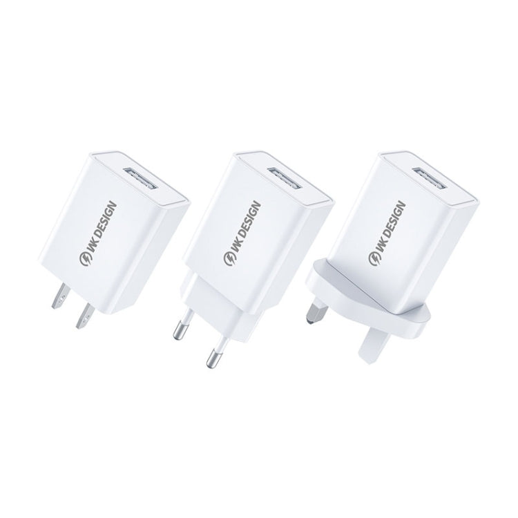WK WP-U118 10W Single USB Port Travel Charger Power Adapter, EU Plug - free shipping - PMC TechLife - Order now!