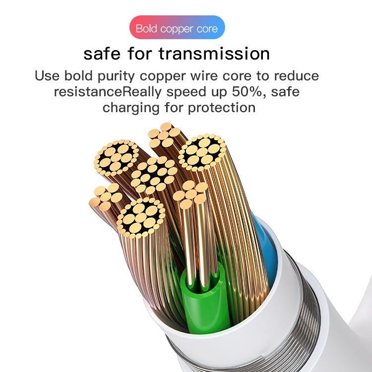 JOYROOM S-Y104 Ben Series Apple 3.5+Lightning Adapter, Length: 1.2m(White) - Earphone Adapter by JOYROOM | Online Shopping South Africa | PMC TechLife