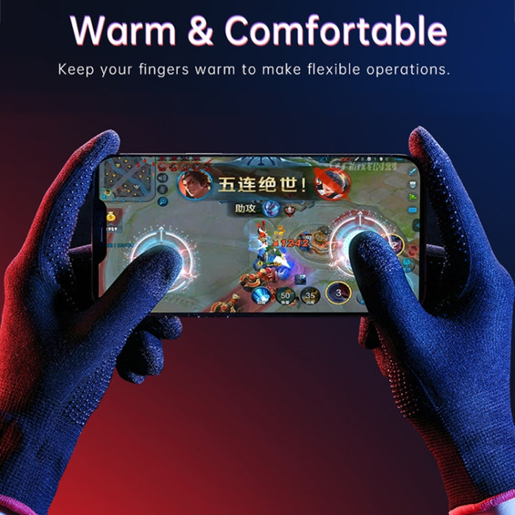 ROCK i28 Super Conductive Silver Fiber Anti-sweat Sensitive Touch Gaming Gloves - Gaming Finger Sleeves by PMC TechLife | Online Shopping South Africa | PMC TechLife