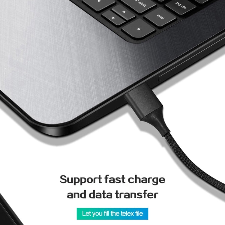 M11 3 in 1 3A USB to 8 Pin + Micro USB + USB-C / Type-C Nylon Braided Magnetic Data Cable, Cable Length: 1m (Black) - Charging Cable & Head by PMC TechLife | Online Shopping South Africa | PMC TechLife