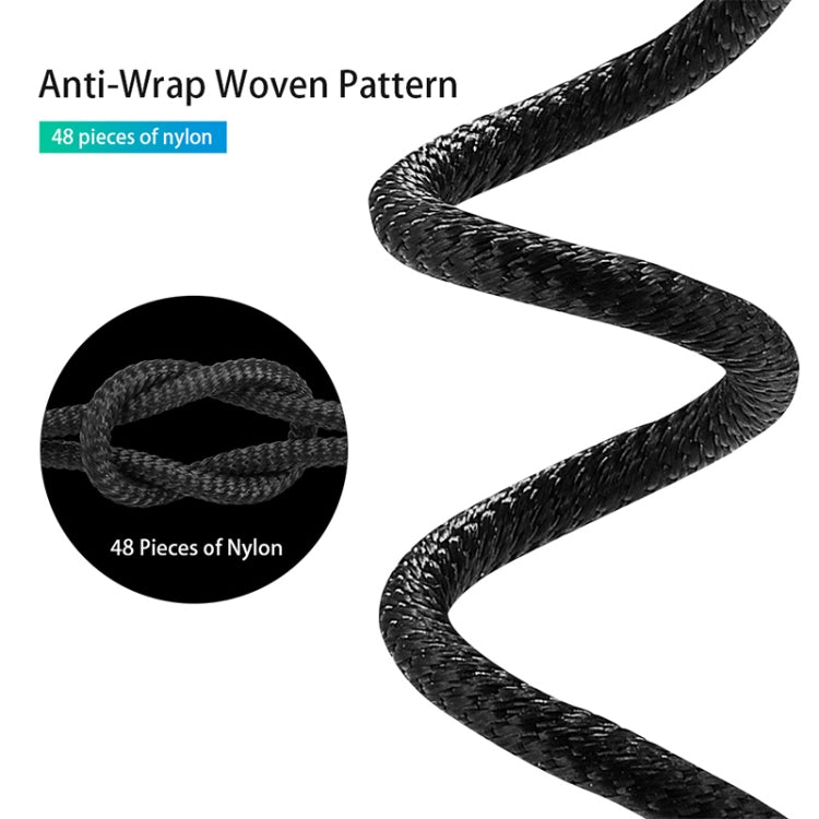 M11 3 in 1 5A USB to 8 Pin + Micro USB + USB-C / Type-C Nylon Braided Magnetic Data Cable, Cable Length: 1m (Red) - Charging Cable & Head by PMC TechLife | Online Shopping South Africa | PMC TechLife