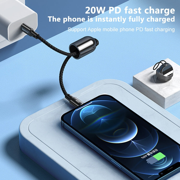 REMAX RC-140i Thor Series PD 20W USB-C / Type-C to 8 Pin Portable Lanyard Data Cable, Cable Length: 1.2m - 2 in 1 Cable by REMAX | Online Shopping South Africa | PMC TechLife | Buy Now Pay Later Mobicred