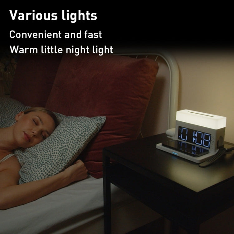 N65 6 in 1 Multifunctional Wireless Charger (White) -  by PMC TechLife | Online Shopping South Africa | PMC TechLife