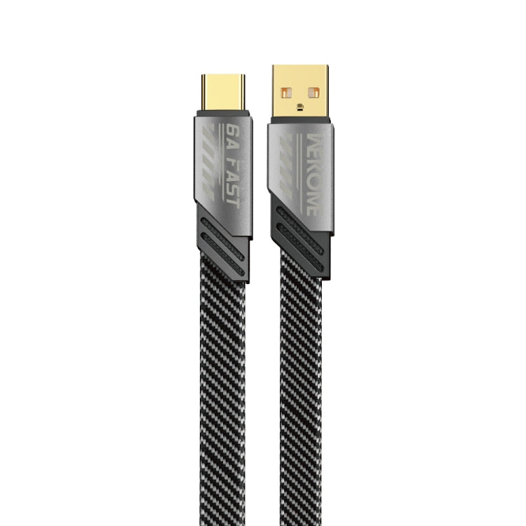 WK WDC-190a Mech Series 6A USB to USB-C/Type-C Fast Charge Data Cable, Length: 1m(Tarnish) - USB-C & Type-C Cable by WK | Online Shopping South Africa | PMC TechLife | Buy Now Pay Later Mobicred