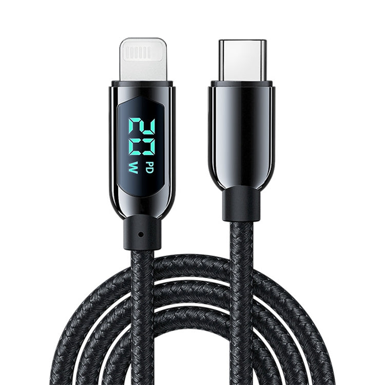 Mutural Li-CC001 1.2m PD20W Digital Display USB-C / Type-C to 8 Pin Charging Data Cable - 2 in 1 Cable by Mutural | Online Shopping South Africa | PMC TechLife | Buy Now Pay Later Mobicred