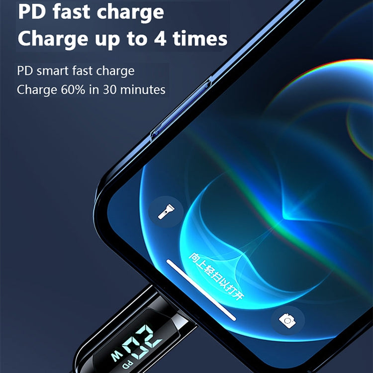 Mutural Li-CC004 1.2m 10W Digital Display USB to 8 Pin Charging Data Cable - free shipping - PMC TechLife - Order now!