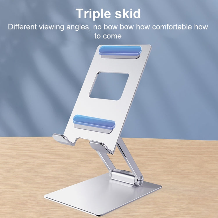 R-JUST SJ33 Aluminum Alloy Folding Phone / Tablet Stand(Grey) - Desktop Holder by R-JUST | Online Shopping South Africa | PMC TechLife