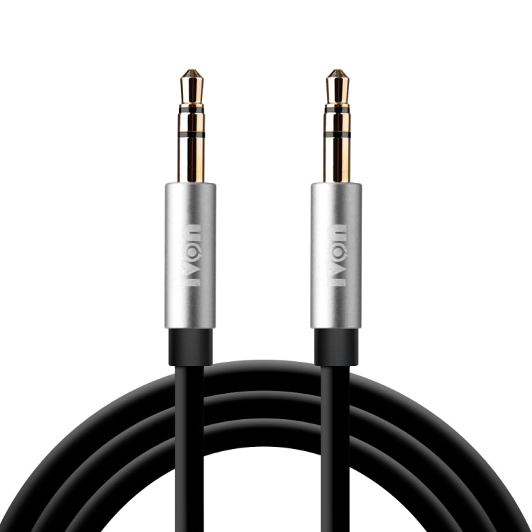 IVON CA55 3.5mm Male to Male AUX Audio Cable, Cable Length: 1m(Black) - Video & Audio Cable by IVON | Online Shopping South Africa | PMC TechLife | Buy Now Pay Later Mobicred