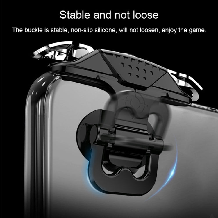 Mini Eating Chicken Mobile Phone Trigger Shooting Controller Handle Auxiliary Button (Black) - Handle Shooter by PMC TechLife | Online Shopping South Africa | PMC TechLife