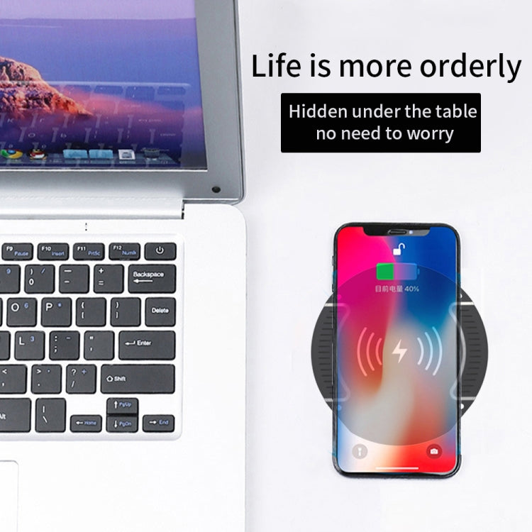 T16 10W Long-distance Air-tight Magnetic Wireless Charger for Desktops Within 30mm Thickness - Wireless Charger by PMC TechLife | Online Shopping South Africa | PMC TechLife