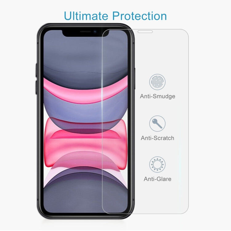 For iPhone 11 / XR 10pcs 0.26mm 9H 2.5D Tempered Glass Film - free shipping - PMC TechLife - Order now!