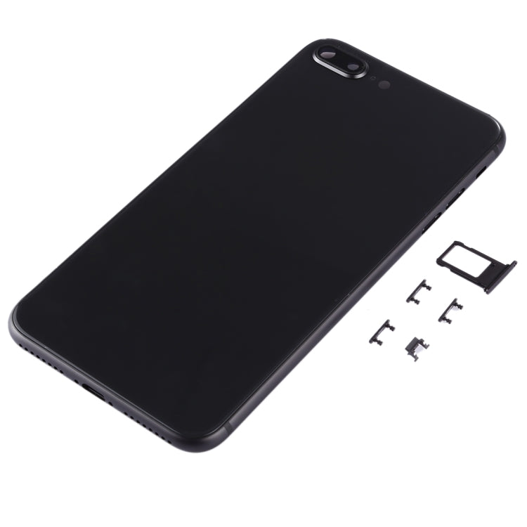 Back Housing Cover for iPhone 8 Plus(Black) - Back Cover by PMC TechLife | Online Shopping South Africa | PMC TechLife