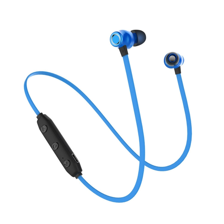 XRM-X5 Sports IPX4 Waterproof Magnetic Earbuds Wireless Bluetooth V4.1 Stereo In-ear Headset, For iPhone, Samsung, Huawei, Xiaomi, HTC and Other Smartphones(Blue) - Bluetooth Earphone by PMC TechLife | Online Shopping South Africa | PMC TechLife